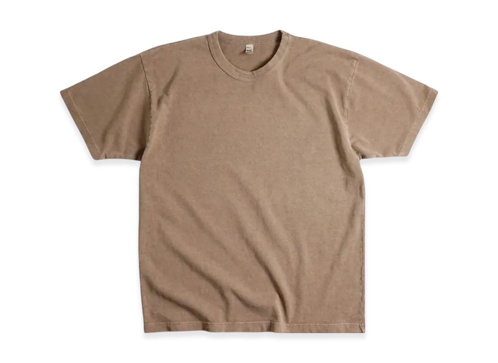 Los Angeles Apparel 8.5OZ Short Sleeve Binding Pigment Dyed T-Shirt "Patchouli"