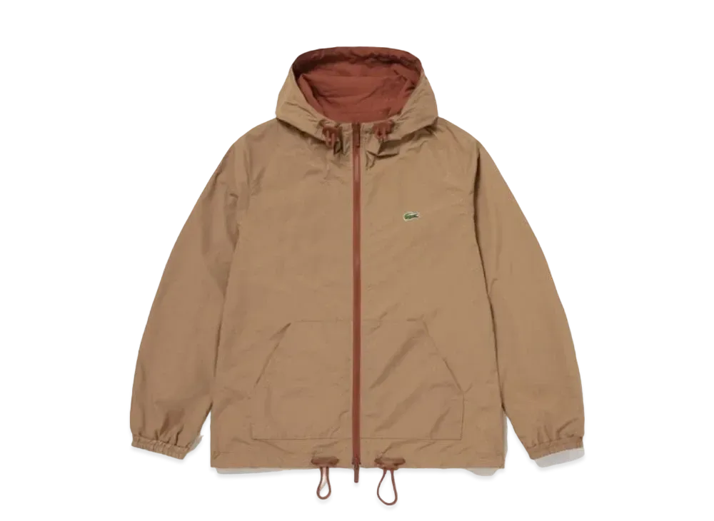 LACOSTE Reversible Hood Jacket "Brown"