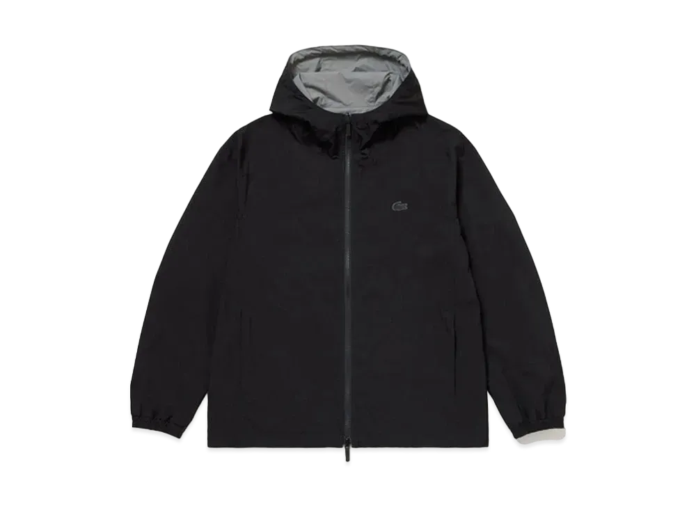 LACOSTE Reversible Hood Jacket "Black"