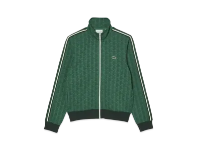 LACOSTE Monogram Jacquard Truck Jacket "Green"
