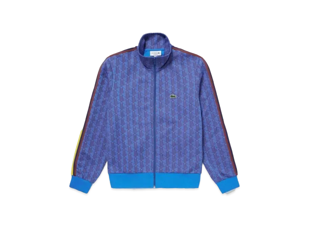 LACOSTE Monogram Jacquard Truck Jacket "Navy"