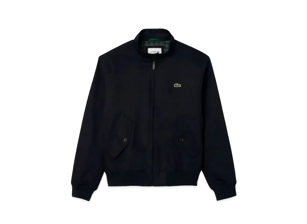 LACOSTE Water Repellent Harrington Jacket "Navy"