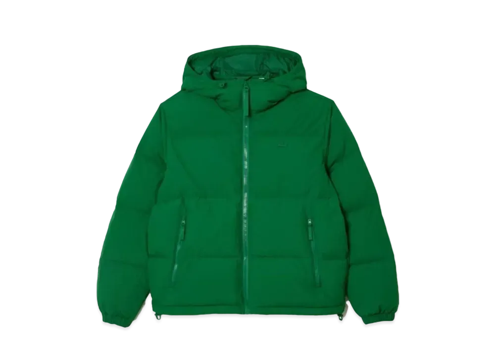 LACOSTE Croco Back Stitch Down Jacket "Green"