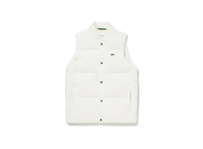 LACOSTE Picket Down Vest "White"
