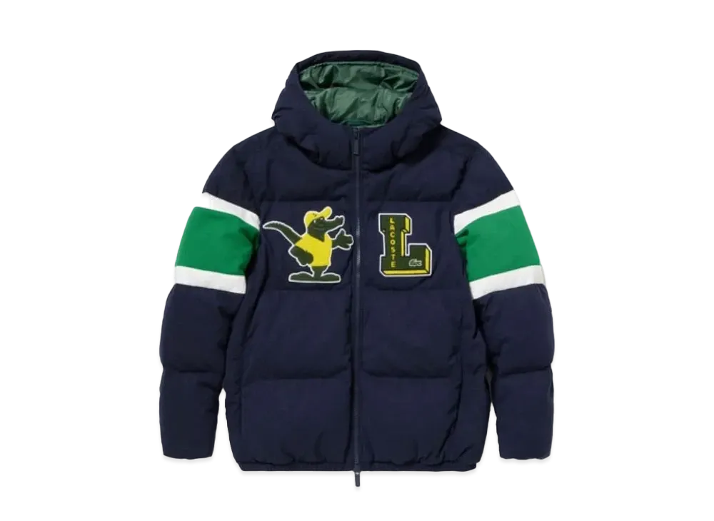 LACOSTE Pique Ground Down Jacket "Navy"