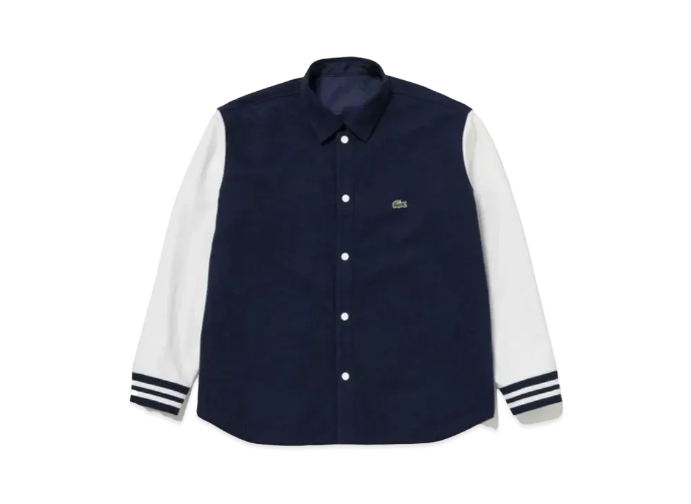 LACOSTE Reversible Shirt Jacket "Navy"