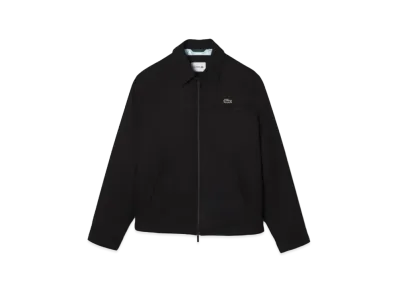 LACOSTE Shirt Color Zip Jacket "Black"