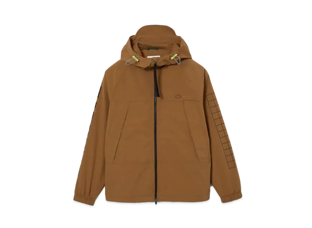 LACOSTE Sleeve Print Field Jacket "Brown"