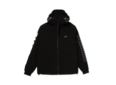 LACOSTE Sleeve Print Field Jacket "Black"