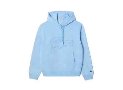 LACOSTE Oversize Logo Stitch Sweat Hoodie "Light Blue"