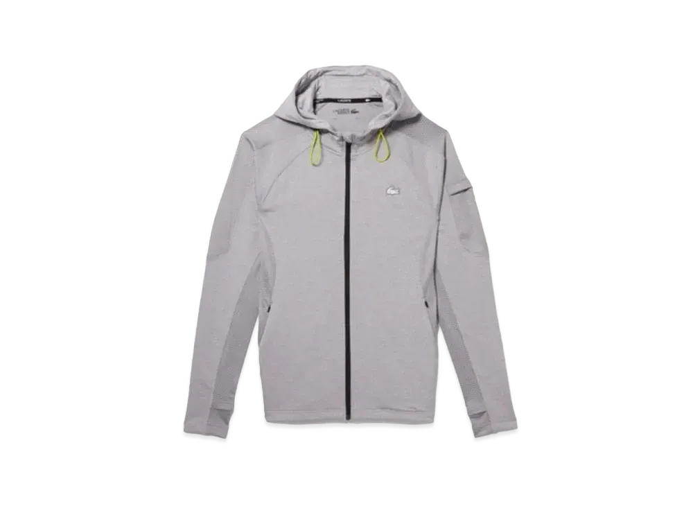 LACOSTE Stretch Midlayers Knit Parka "Grey"