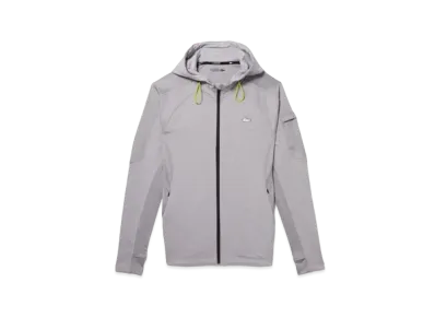 LACOSTE Stretch Midlayers Knit Parka "Grey"