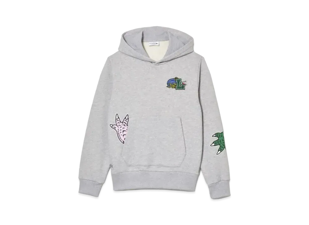 LACOSTE Comics Graphic Sweat Parka "Grey"