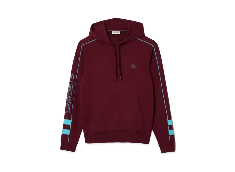 LACOSTE Conte Last Jersey Hoodie "Bordeaux"