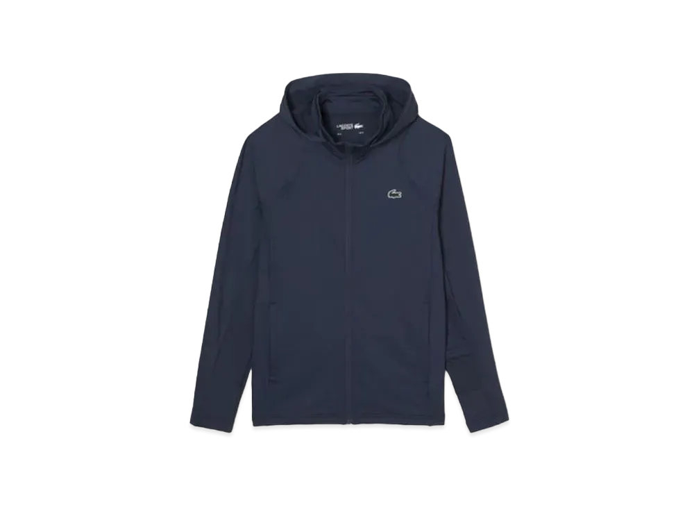 LACOSTE Technical Jersey Zip Parka "Navy"