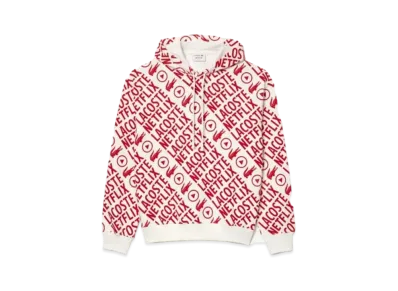LACOSTE x Netflix Sweat Hoodie "Red"