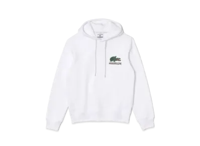LACOSTE x Minecraft Organic Cotton Sweat Parka "White"