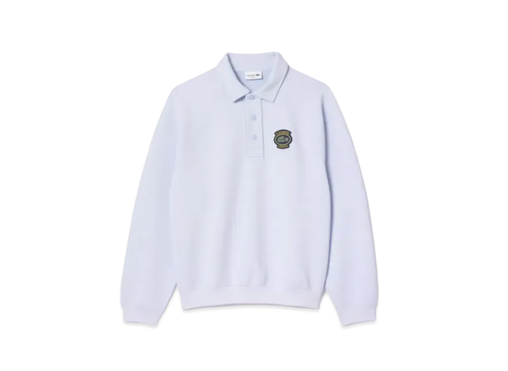 LACOSTE Double Face Pique Ground Polo Sweat "Light Purple"