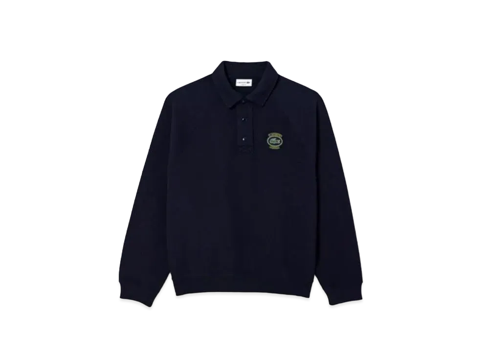 LACOSTE Double Face Pique Ground Polo Sweat "Black"