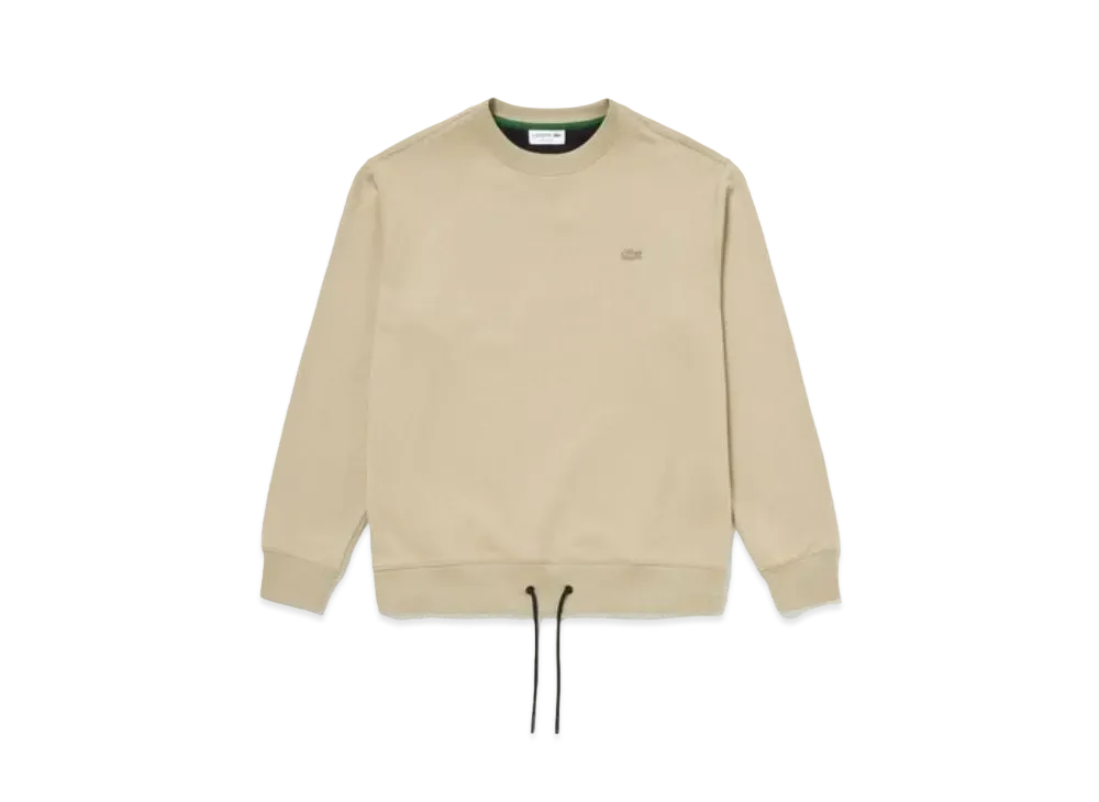 LACOSTE Hem Dross Tring Crew Neck Sweat "Beige"