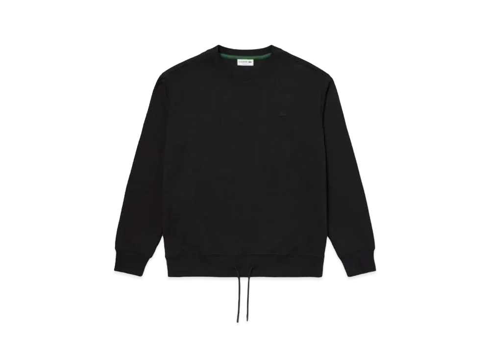 LACOSTE Hem Dross Tring Crew Neck Sweat "Black"