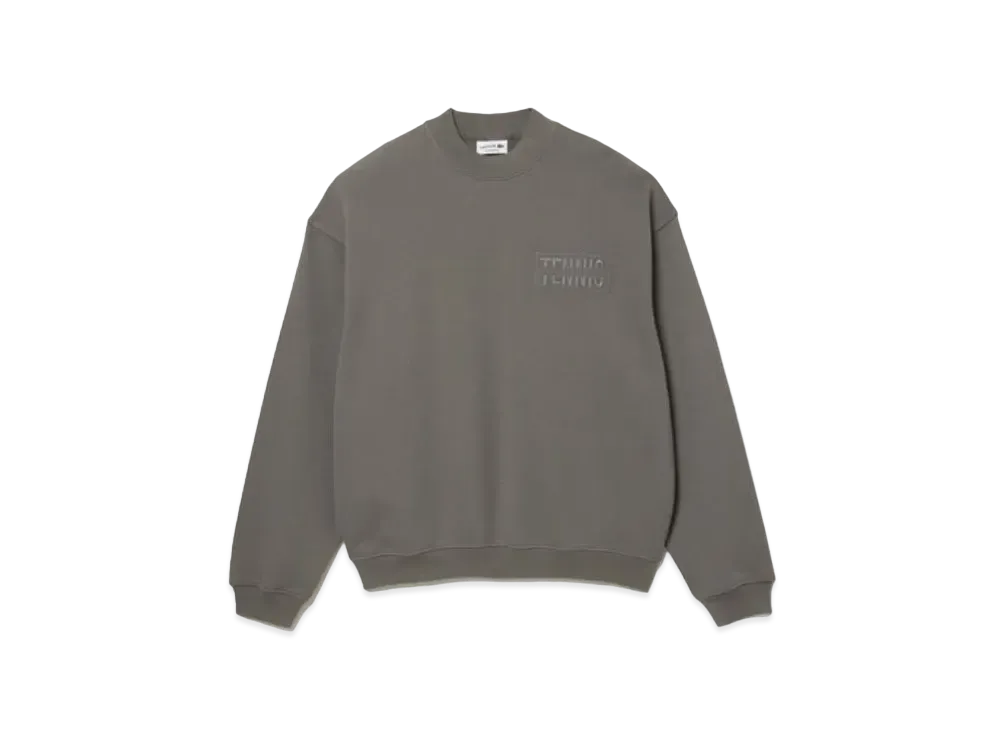 LACOSTE Tennis Stitch Crew Neck Sweat "Grey"