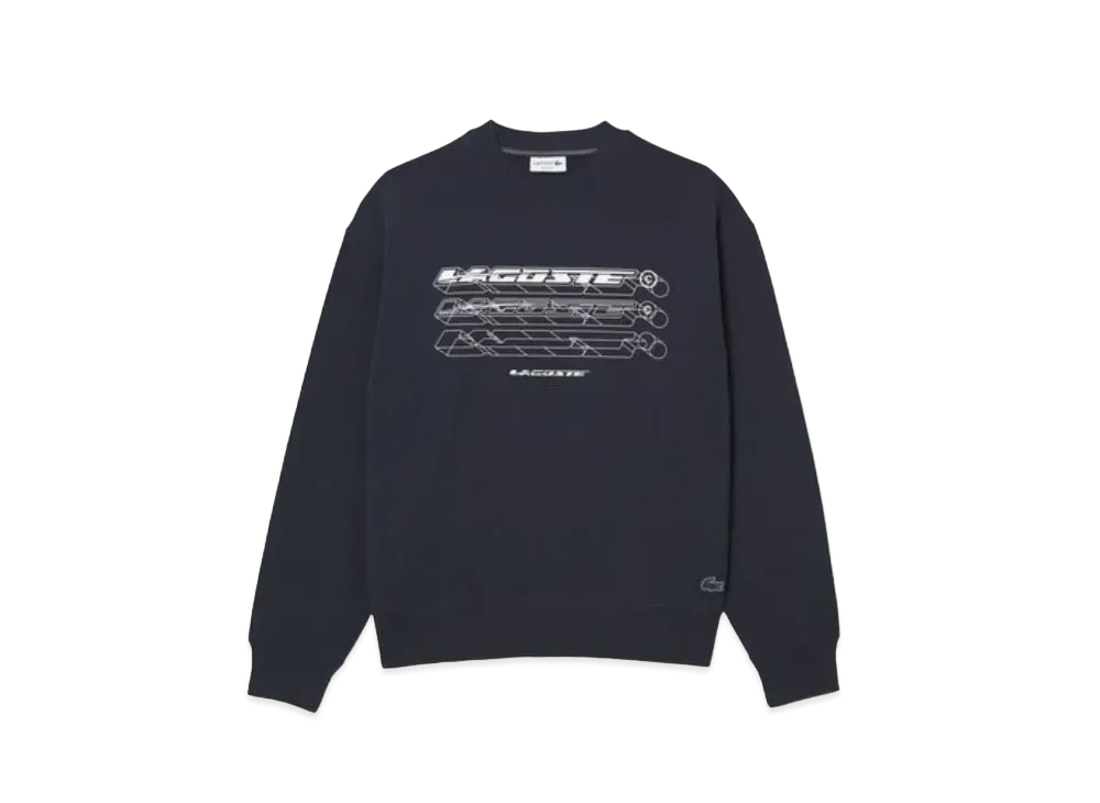 LACOSTE Tech Sweat Crew Neck Pullover "Navy"