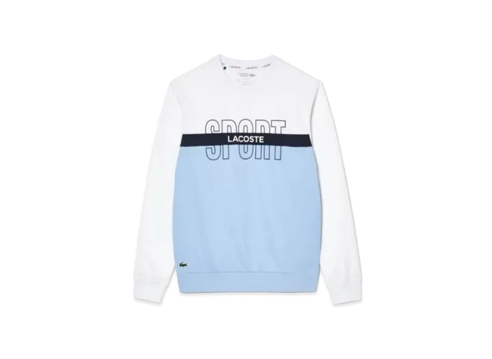 LACOSTE Sports Crew Neck Sweat "White"