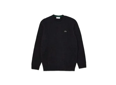 LACOSTE Essen Char Cable Knit Sweater "Grey"