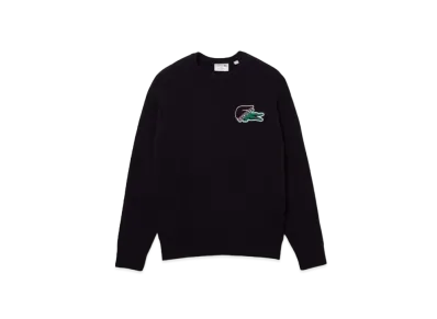 LACOSTE Maid In France Crew Neck Sweater "Navy"