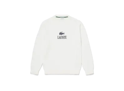 LACOSTE Classic Knit Sweater "White"