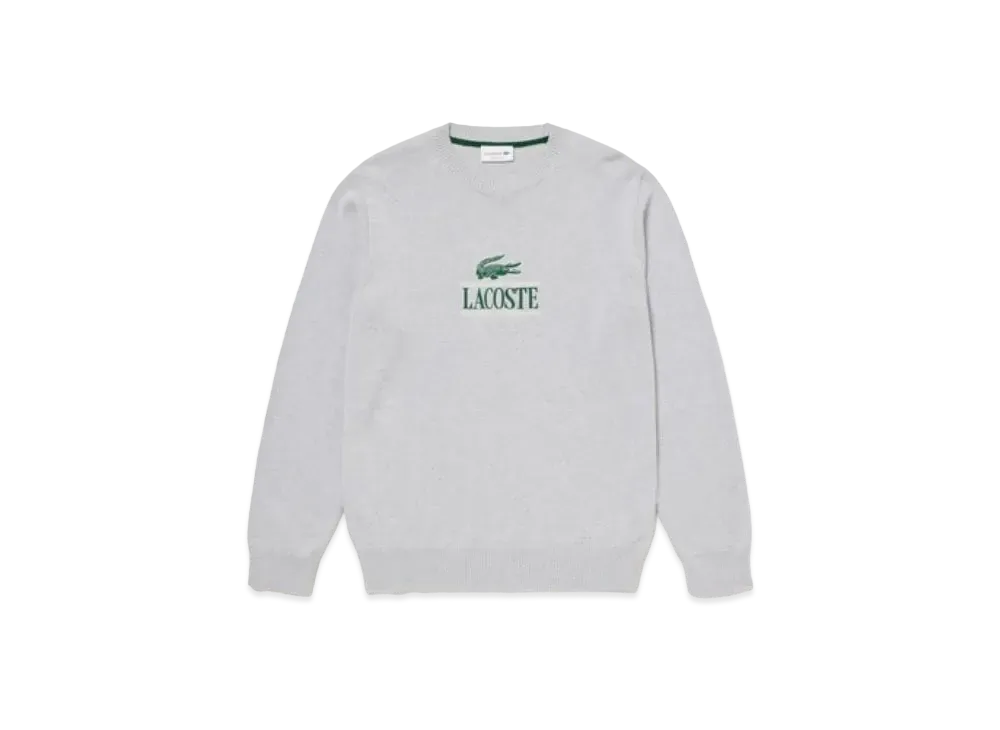 LACOSTE Classic Knit Sweater "Grey"