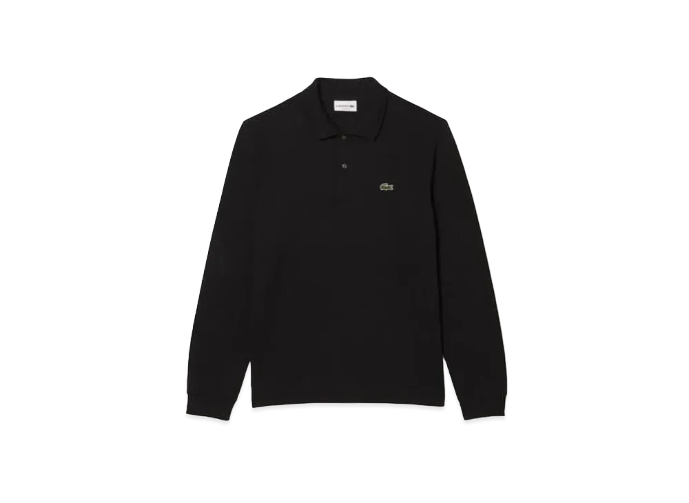 LACOSTE Original Fit Long Sleep Polo Shirt "Black"