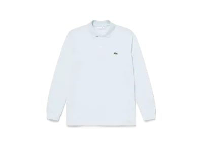 LACOSTE Original Fit Long Sleep Polo Shirt "Light Blue"