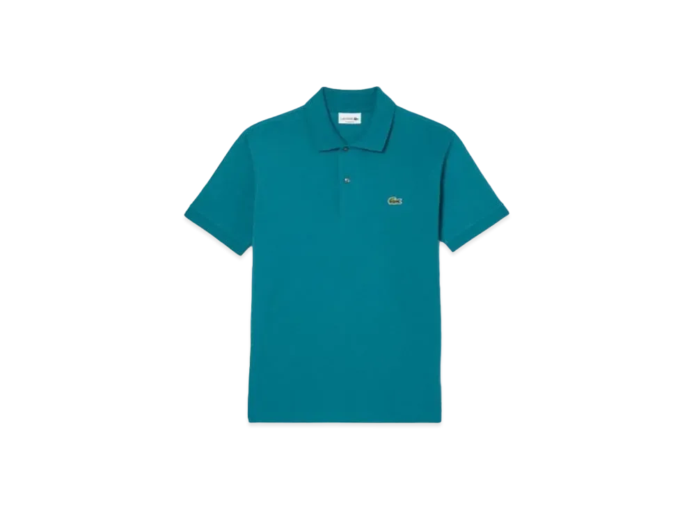 LACOSTE L.12.12 Short Sleep Polo Shirt "Emerald Blue"