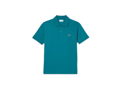 LACOSTE L.12.12 Short Sleep Polo Shirt "Emerald Blue"