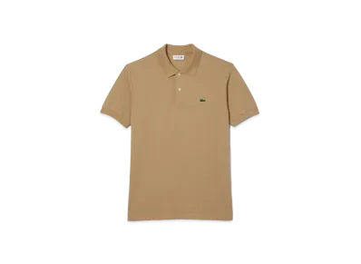 LACOSTE L.12.12 Short Sleep Polo Shirt "Beige"