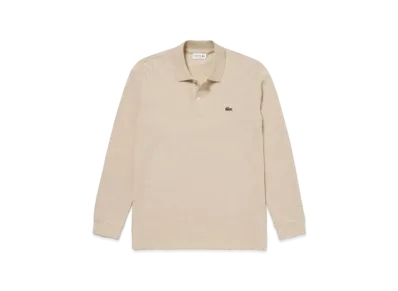 LACOSTE Long Sleep Color Polo Shirt L1313 "Beige"