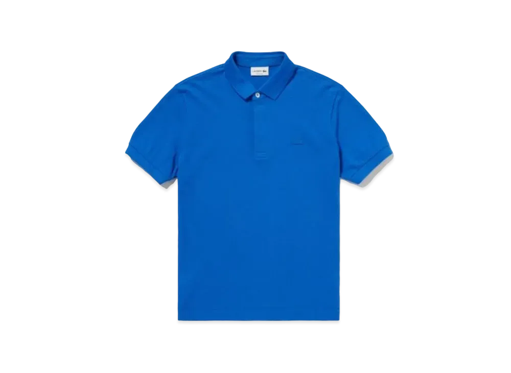 LACOSTE Regular Fit Stretch Paris Polo Shirt "Blue"