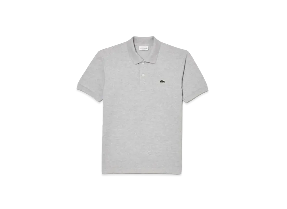 LACOSTE L.12.64 Short Sleep Polo Shirt "Light Grey"