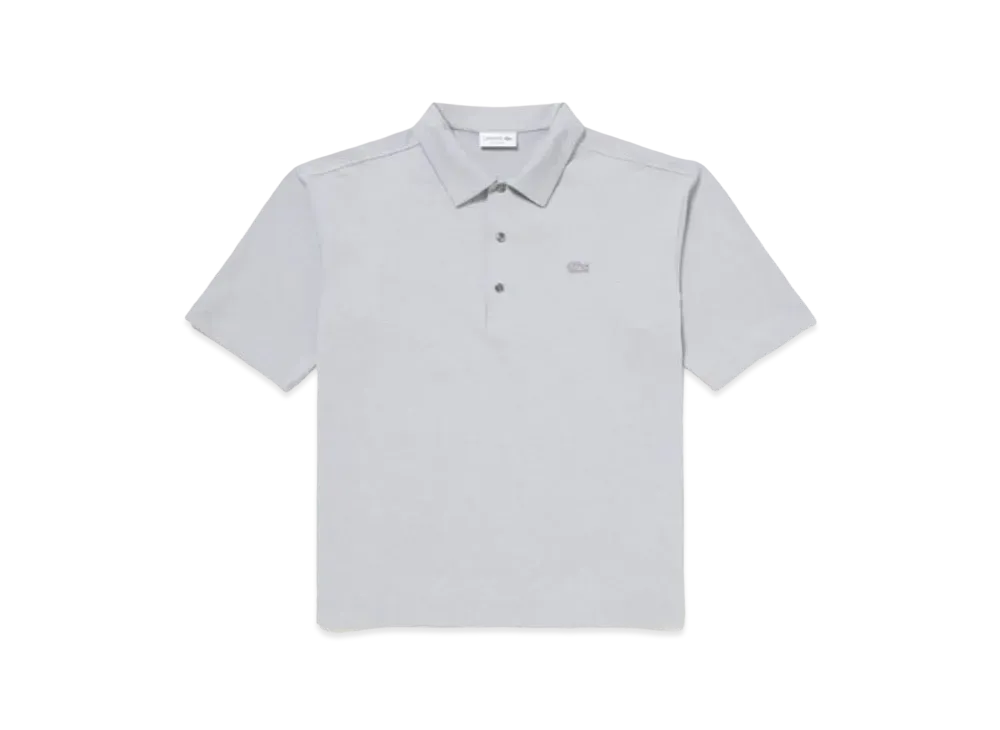 LACOSTE Pique Ground Polo Shirt "Grey"