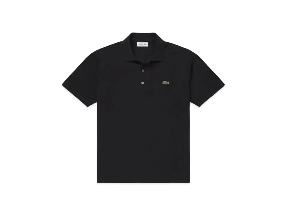 LACOSTE 80s Revival Pocket Polo Shirt "Black"