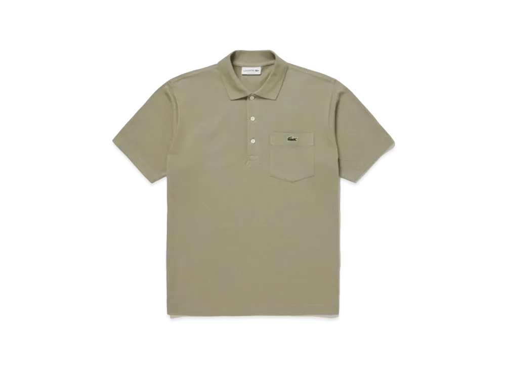 LACOSTE 80s Revival Pocket Polo Shirt "Beige"