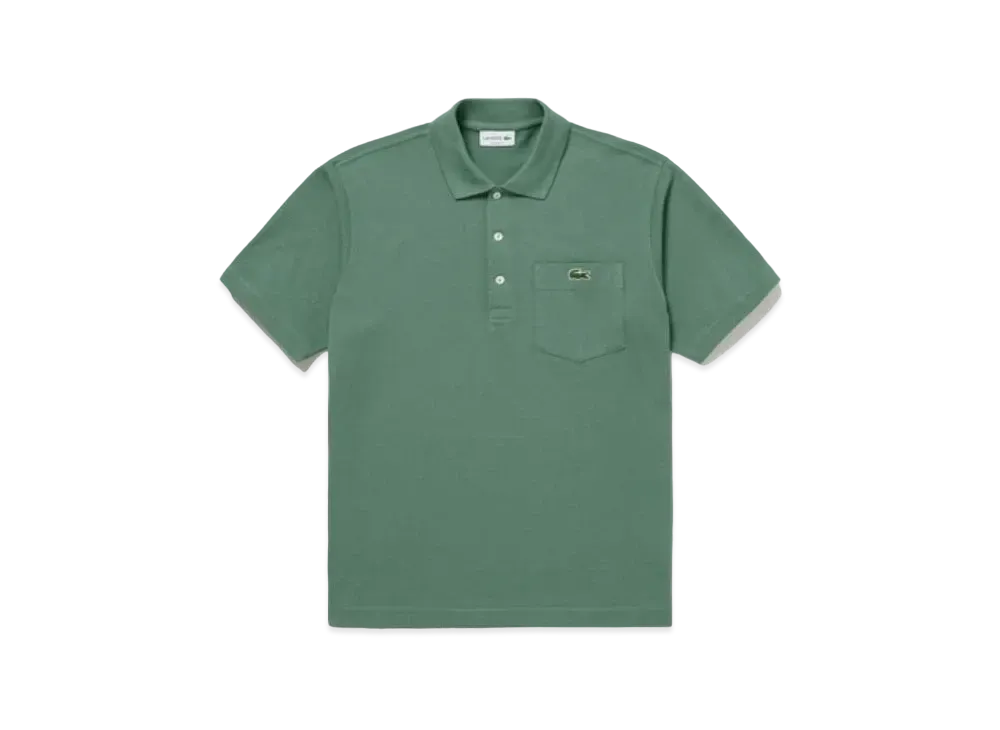 LACOSTE 80s Revival Pocket Polo Shirt "Khaki"