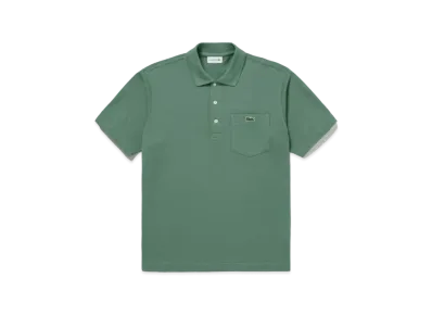 LACOSTE 80s Revival Pocket Polo Shirt "Khaki"