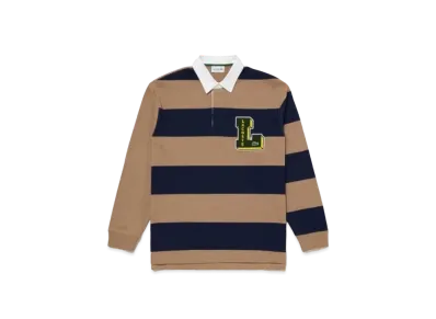 LACOSTE Crazy Pattern Lager Polo Shirt "Brown"