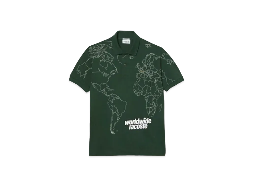 LACOSTE World Wide LACOSTE Polo Shirt "Green"