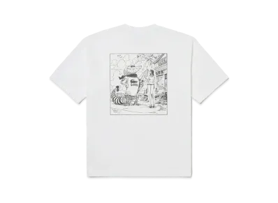 LACOSTE x ONE PIECE Front Cover Back Print T-Shirt "White"