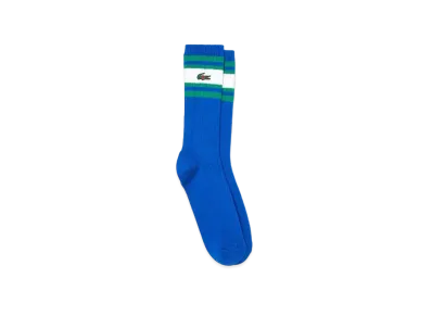 LACOSTE x CLOT Crocodile Socks "Blue"