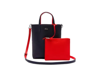 LACOSTE Anna Reversible Vertical Tote "Black"